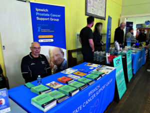 Burgers bring men to health expo