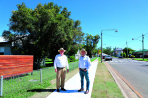 Footpath extended on Rosewood’s School Street