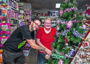 Deck the halls with tinsel balls and towering trees