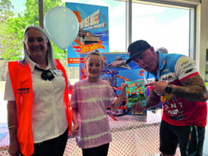 Famous race car driver visits Rosewood