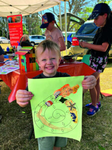 Out and about for the Marburg Black Snake Creek Festival