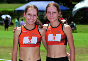 Athletic sisters enjoy twin success