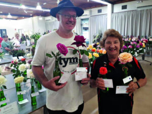 Local blooms win prizes at Rose Show