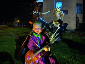 Ghosts, ghouls and witches line the streets of Rosewood for Halloween