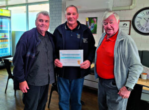 Lions donation behind cancer fund drive