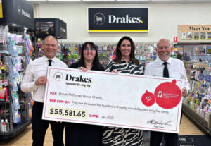 Drakes supermarkets raise funds for Ronald McDonald House