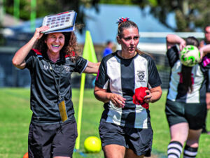 Kim boxing on helping Crusaders mums