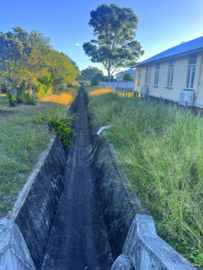 Complaints about unkempt drain in John Street