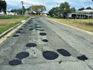 Pot Holes and Patches lead to damage on car