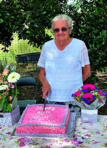 Esme Blanch celebrates her 90th birthday