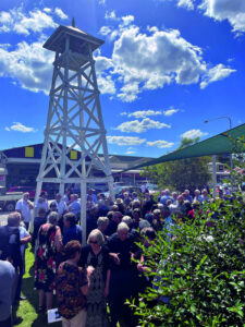 Huge gathering as a mark of respect to a community legend