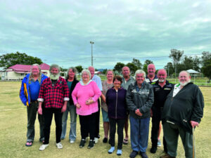 Welcoming new committee at Rosewood Bowls Club