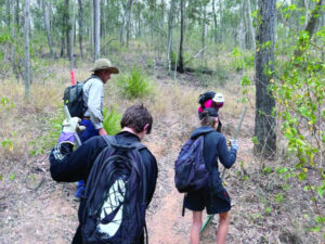 On the track with students from Rosewood High