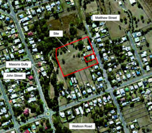 Subdivision proposed to back on to Masons Gully
