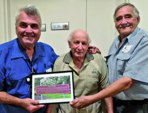 Vic Ashton presented with a walk down memory lane