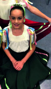 Young dancer on stage at the Gold Coast