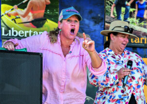 Rally against proposal for solar batteries on rural land