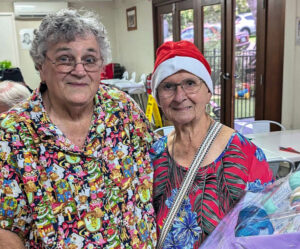 A Christmas feast with bingo, gifts and conversation