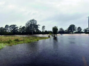 Flash flooding, road closures and record falls