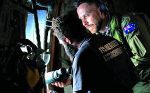 Amberley air crew cast net for illegal fishers