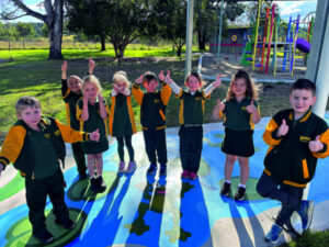 A new pathway to outdoor play at Marburg school