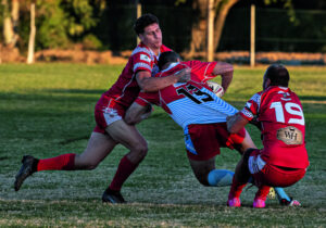 Roosters battle hard at home ground game