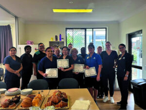 Care at Cabanda rewarded with morning tea