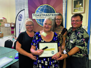 Heather named Toastmaster Communicator of the Year