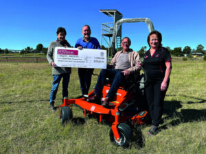 Mow money presentation to Marburg Show Society