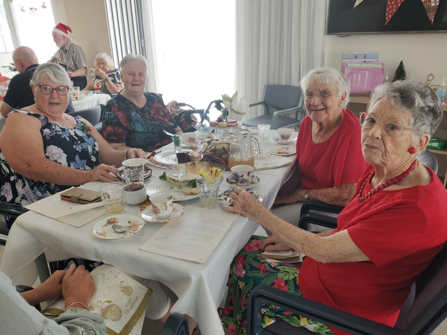 High tea celebration for Cabanda Care residents