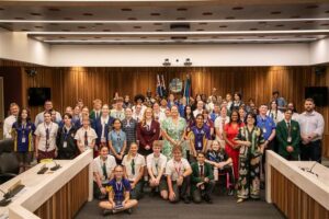 Ipswich youth sets record as council returns